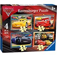 Ravensburger- Puzzle 4 en una Caja- Cars 3 (6894)